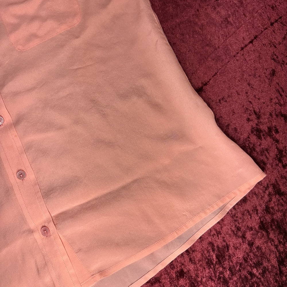 Tommy Bahama Women Pink Medium Sleeveless Button-Down Shirt‎ M Thin - Picture 6 of 11